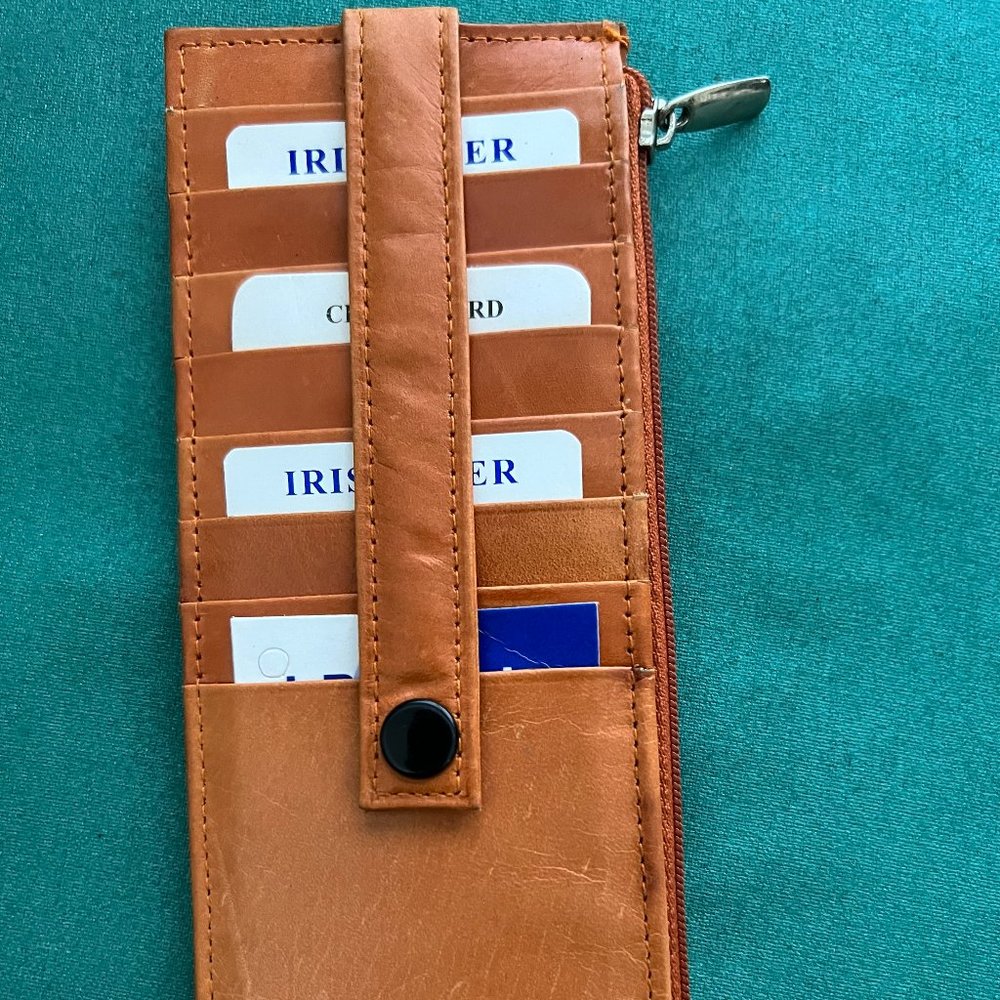 Unbranded Men's Tan Long Credit Cards Wallet